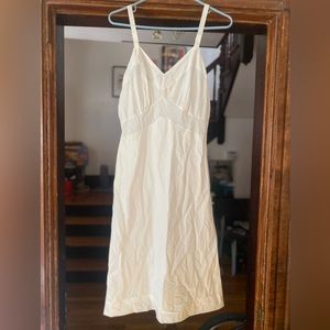 Rare white cotton vintage slip - amazing condition